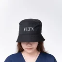 Black VLTN Bucket Hat Black