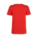 Flock Coin White Logo T-Shirt Red